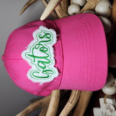 gators hat patch in the hoop embroidery